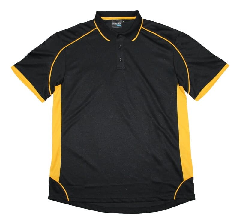 Matchpace Polo Black/Gold