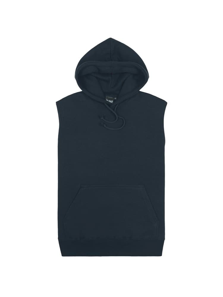 Sleeveless Pullover Hoodie Black