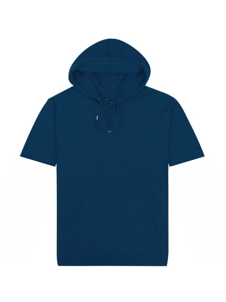 Short-Sleeved Origin Hoodie Navy