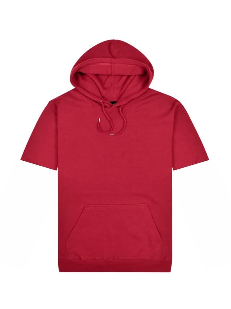 Short-Sleeved Origin Hoodie Red