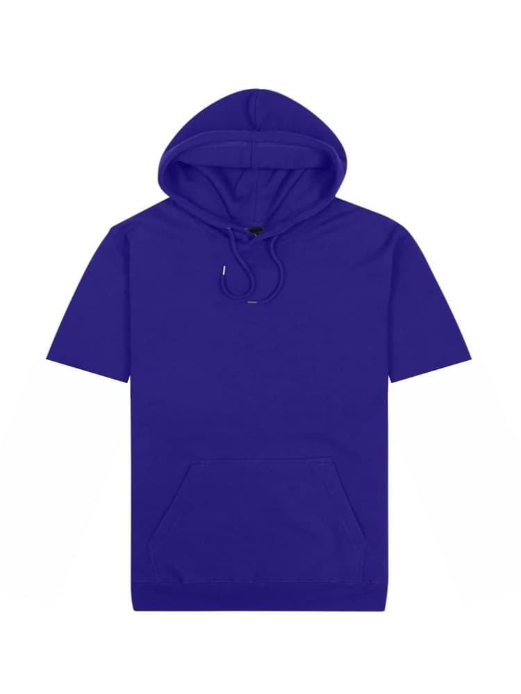 Short-Sleeved Origin Hoodie Deep Royal
