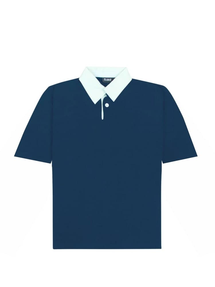 Short-Sleeved Rugby Jersey Navy