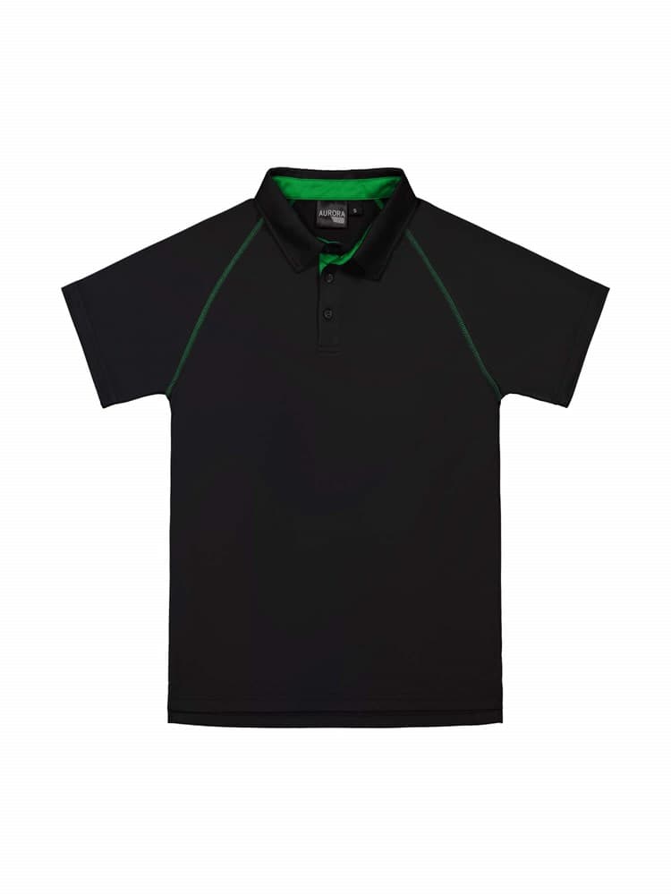 XT Performance Polo - Mens Black/Kelly