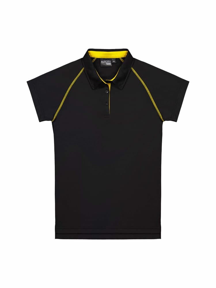 XT Performance Polo - Womens Black/Gold