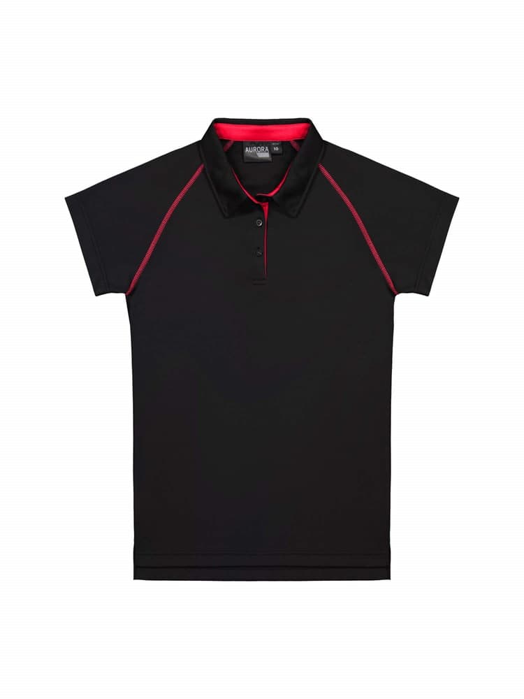 XT Performance Polo - Womens Black/Red