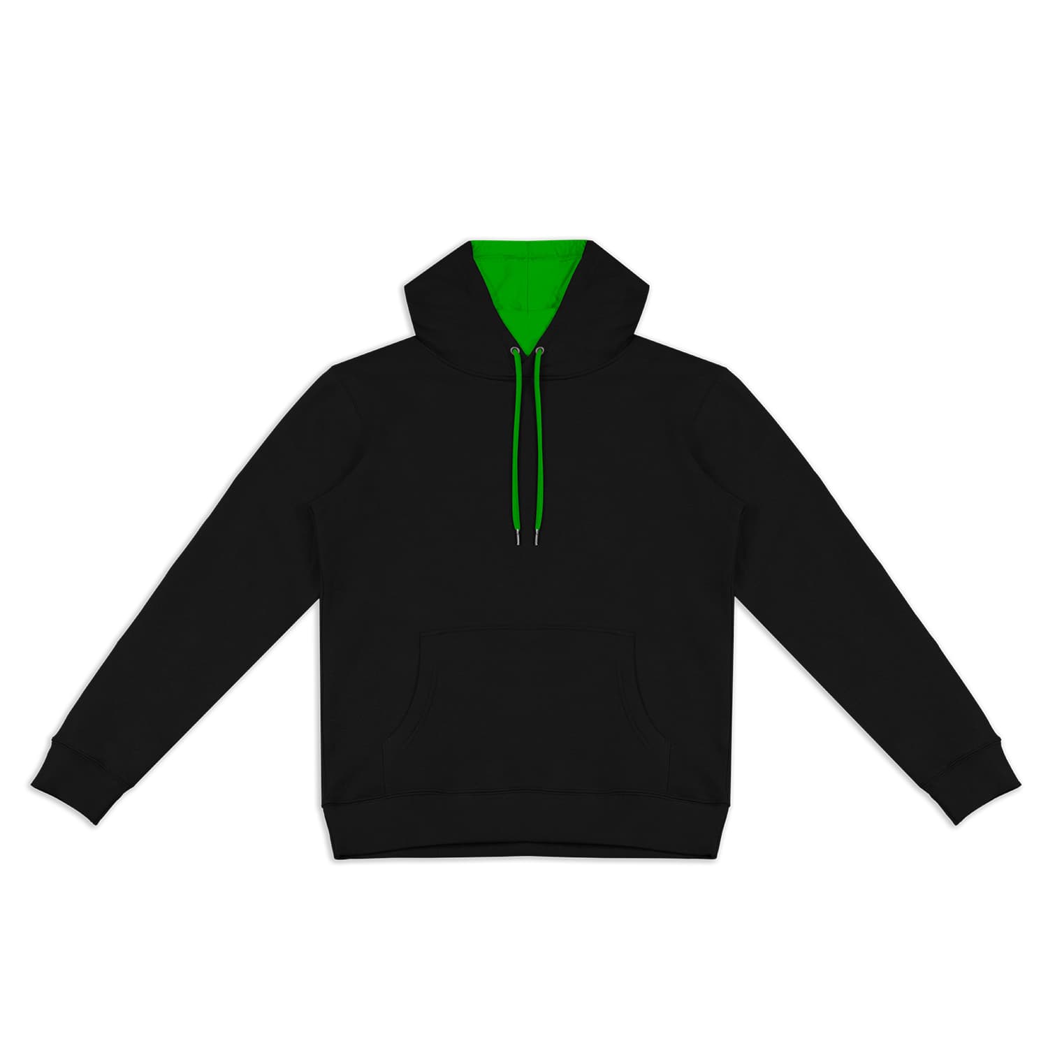 Black/Bright Green