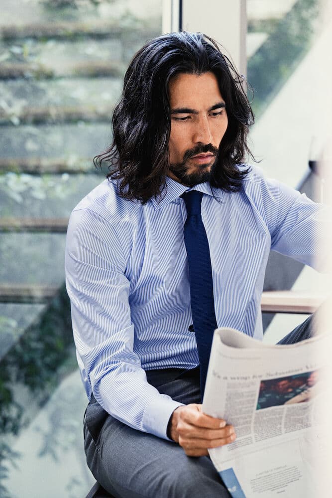 YELLOW BOW 50 MENS SHIRT