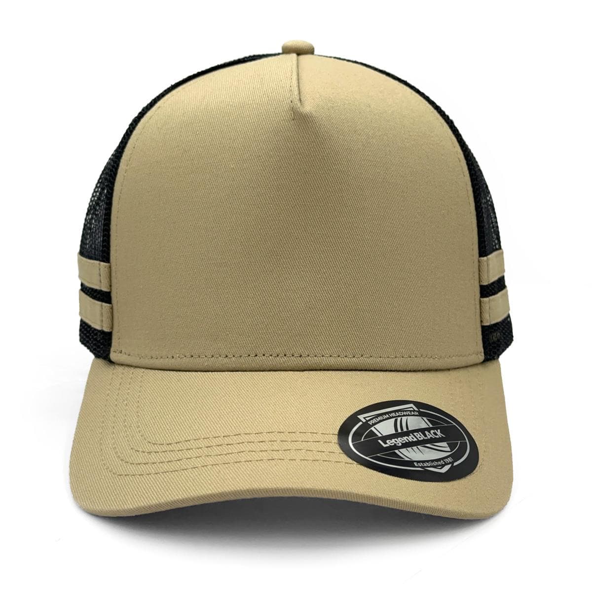 STRIPED TRUCKER CAP