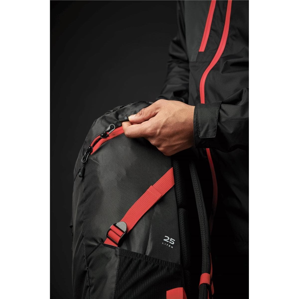 WHISTLER BACKPACK BLACK/AZUREBLUE