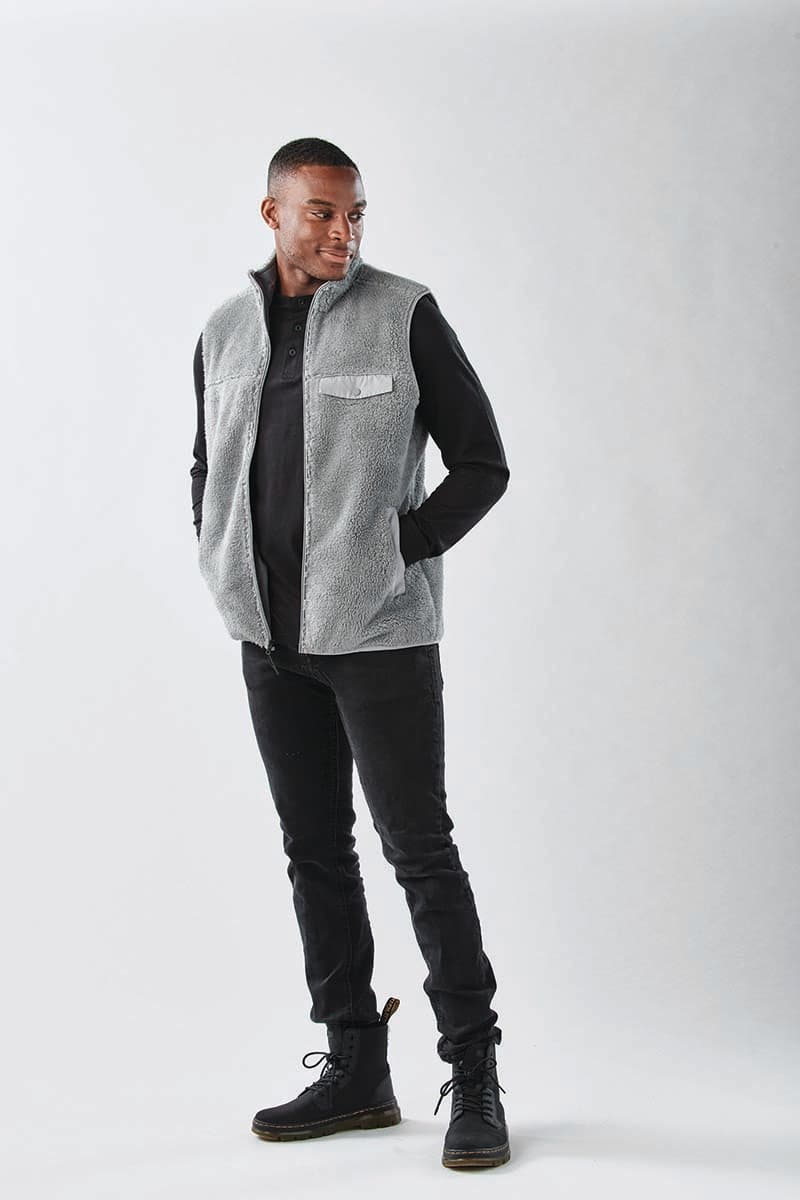 MENS BERGEN SHERPA FLEECE VEST 