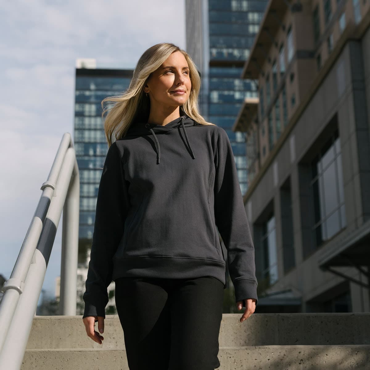 WOMEN'S STOCKTON FLEECE HOODY