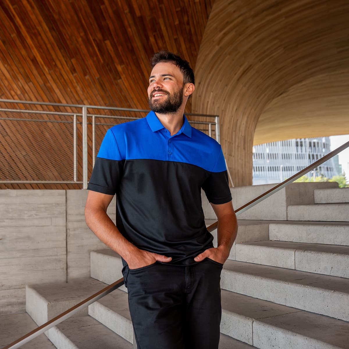 MEN'S MONTEREY 2-TONE POLO