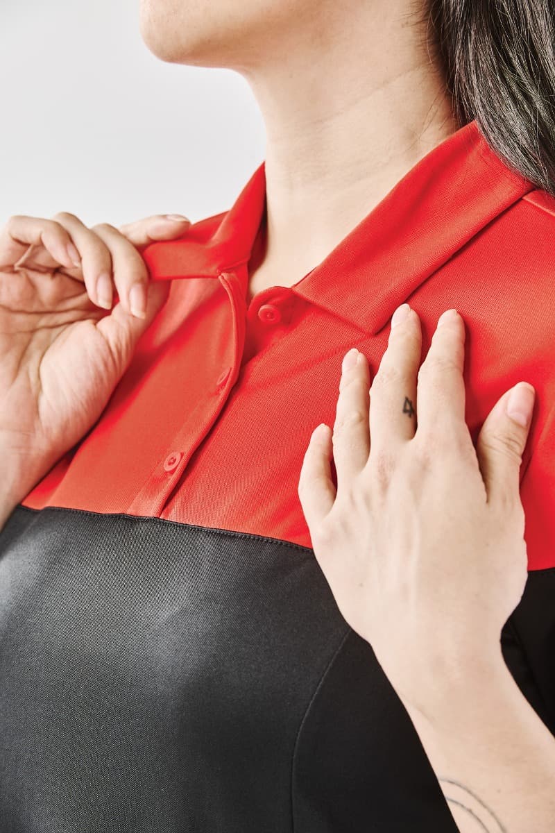 WOMEN'S MONTEREY 2-TONE POLO 