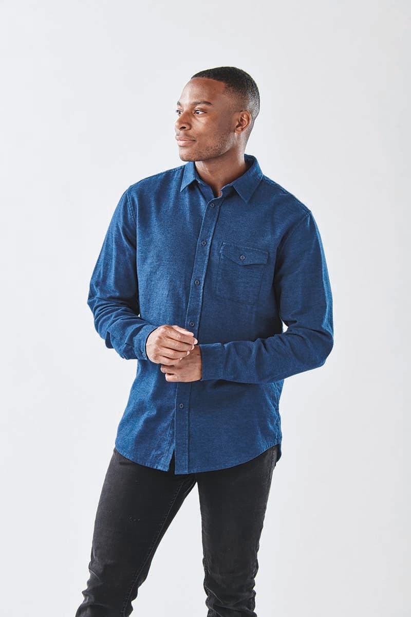 MENS DOCKYARD LONG SLEEVE TWILL SHIRT 