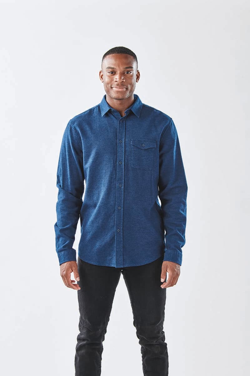MENS DOCKYARD LONG SLEEVE TWILL SHIRT 