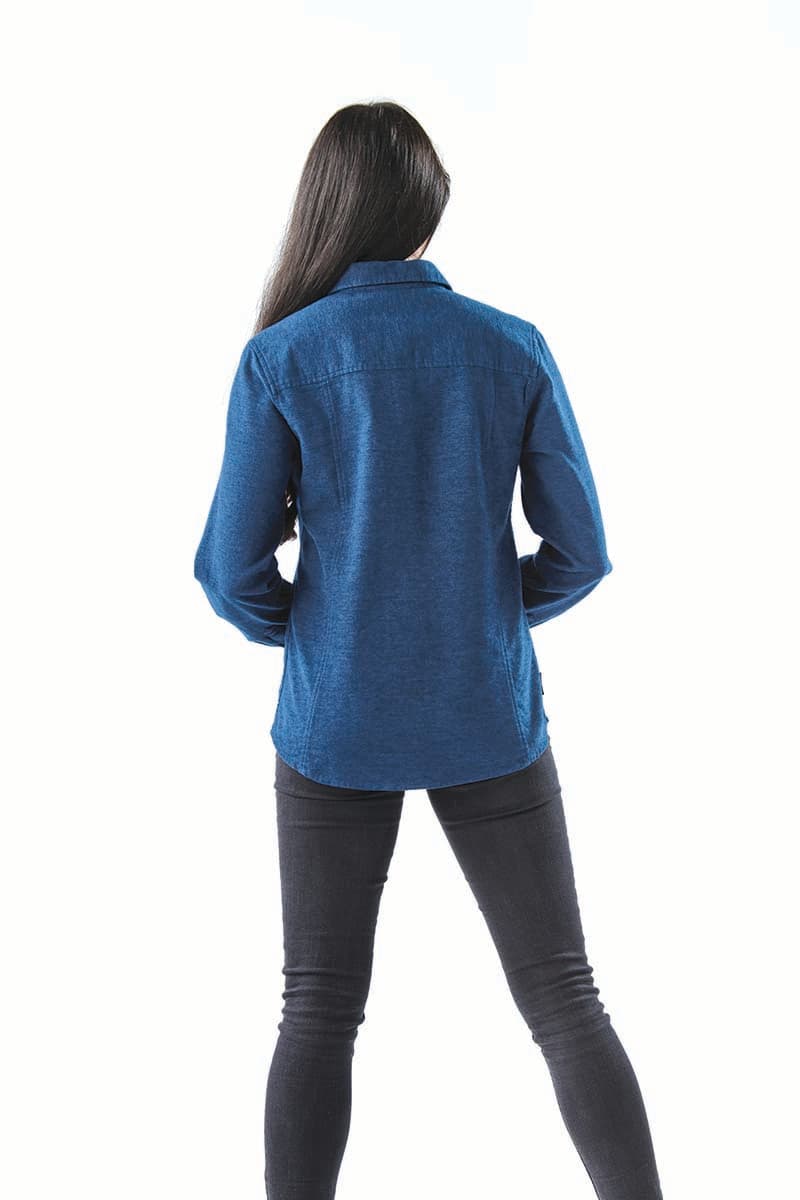 WOMENS DOCKYARD LONG SLEEVE TWILL SHIRT