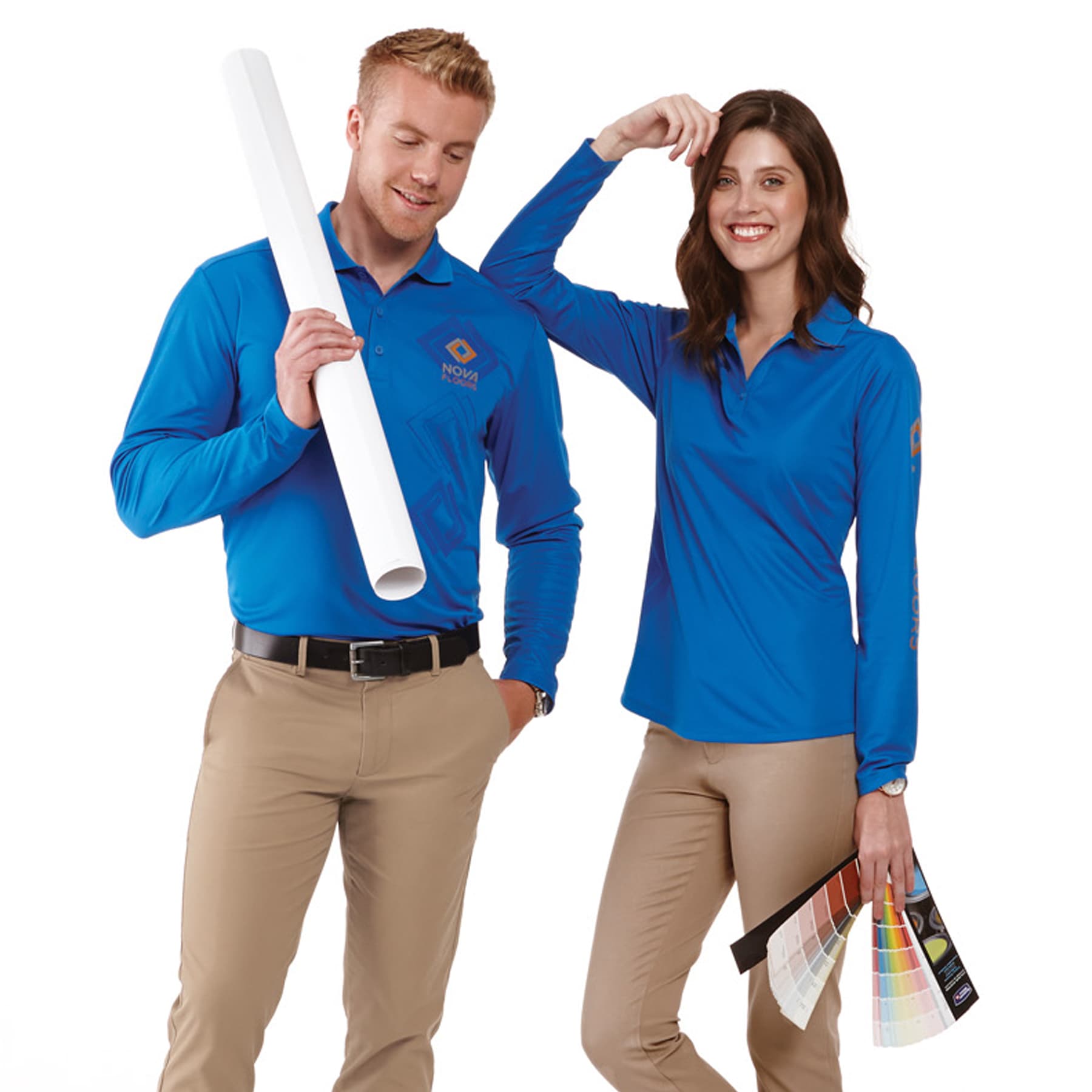 Mori Long Sleeve Polo - Womens