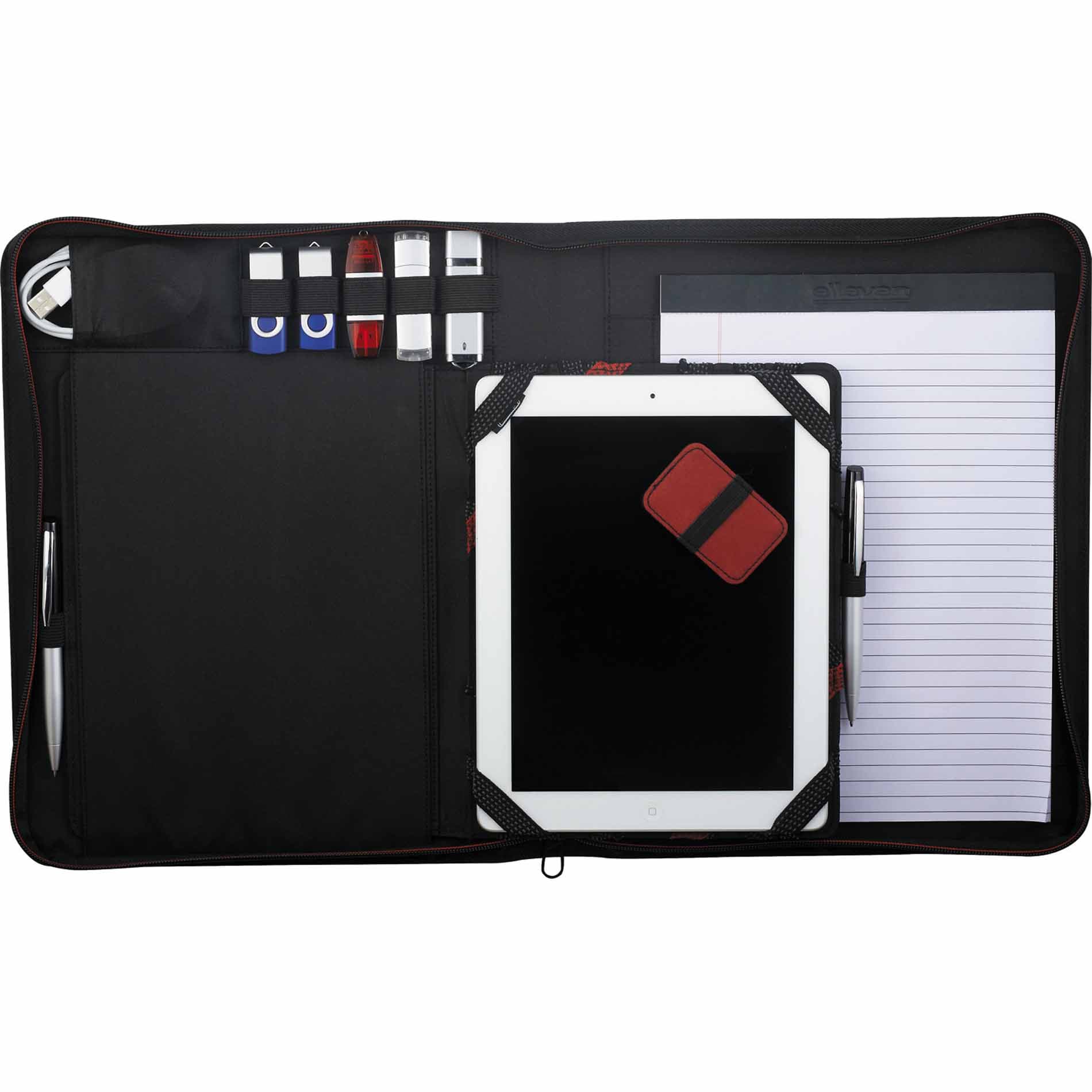 Elleven Vapor Zippered Padfolio