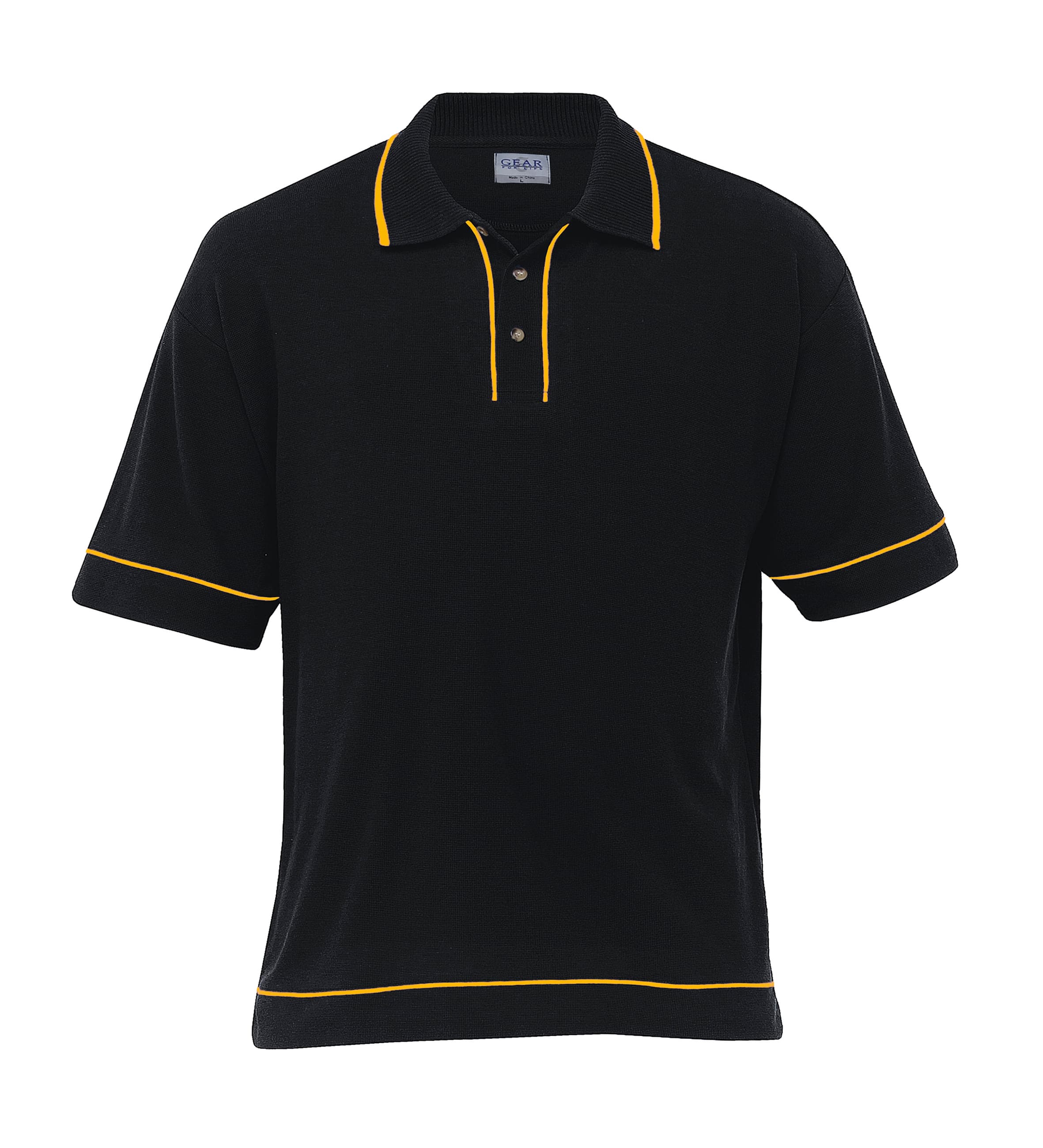 Retro Waffle Polo - Mens