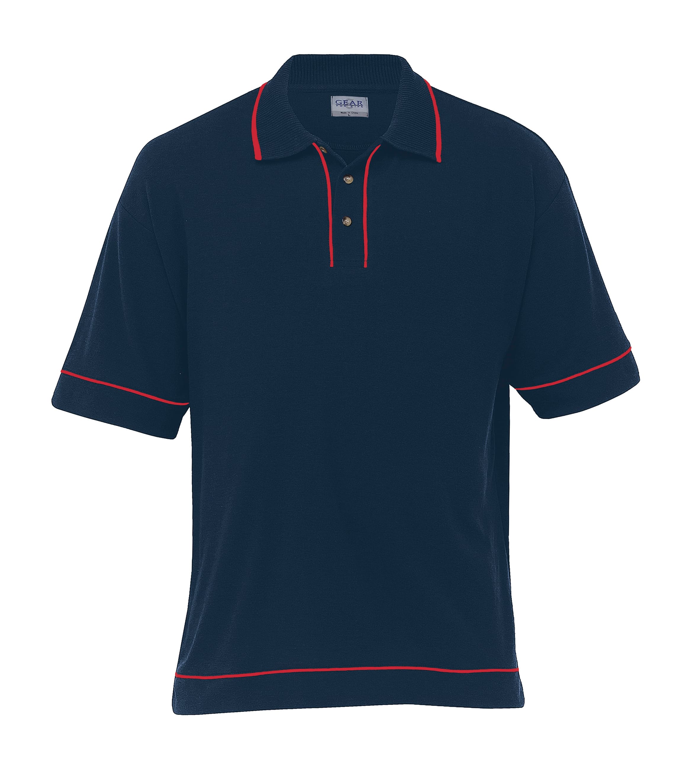 Retro Waffle Polo - Mens