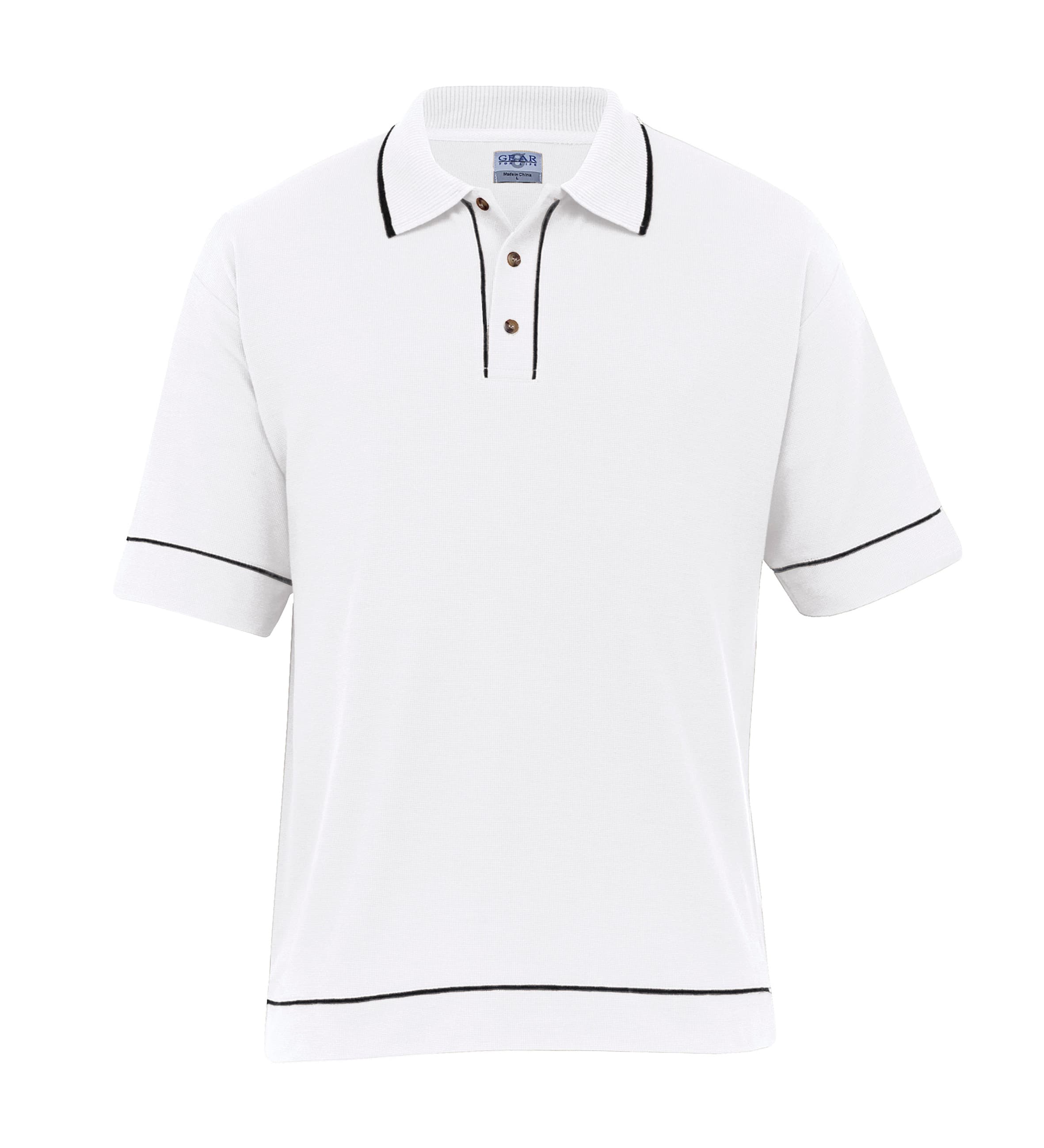 Retro Waffle Polo - Mens