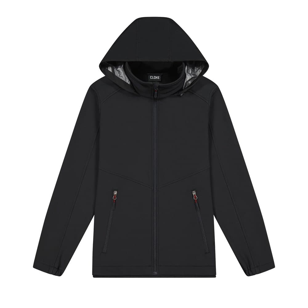 Aspiring Jkt Wmns - Contrast Zip Pulls Black/Maroon