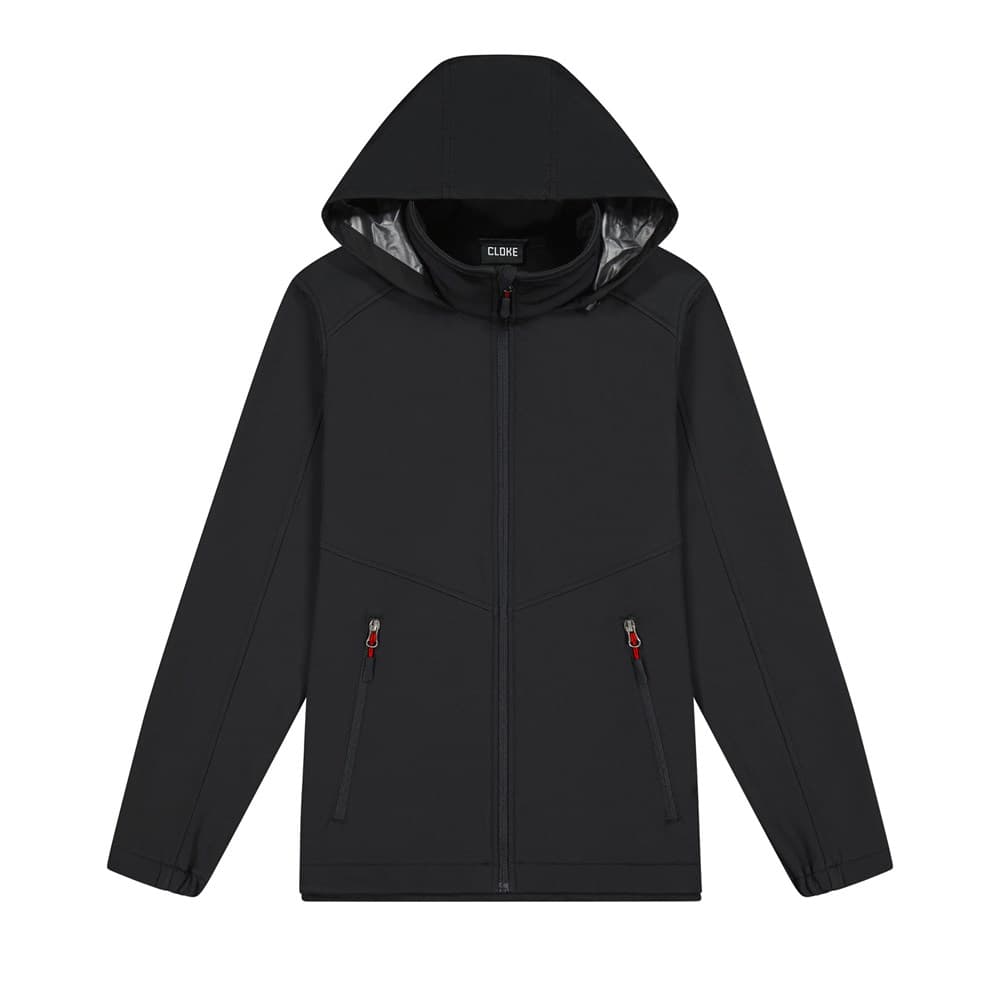 Aspiring Jkt Wmns - Contrast Zip Pulls Black/Red