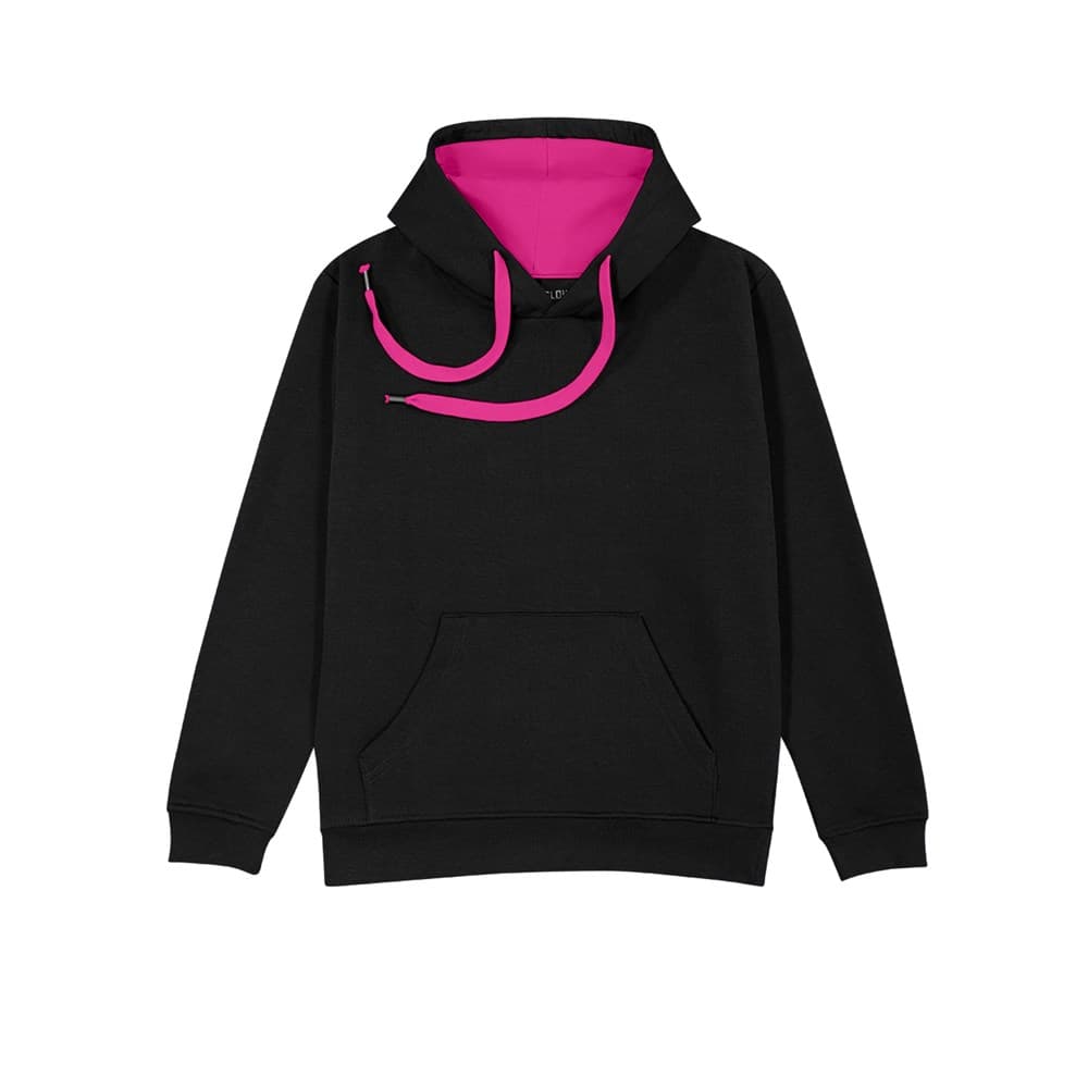 Got Colour Hoodie - Kids Black/Fuchsia