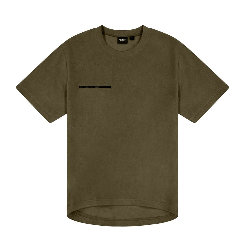Monowai Fleece Tee Khaki