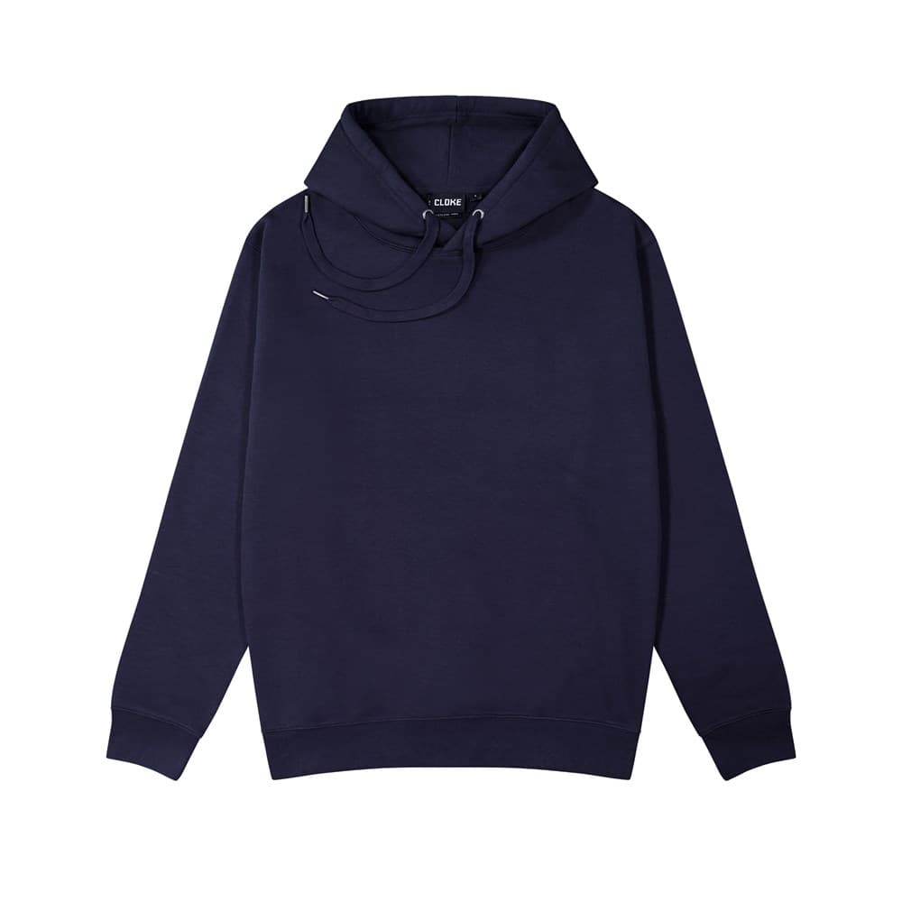 Pocketless Hoodie Navy