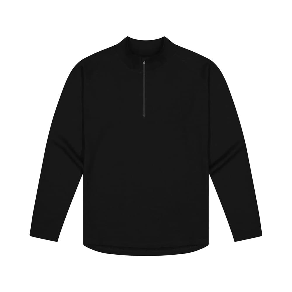 Alpine Merino 1/2 Zip - Womens Black