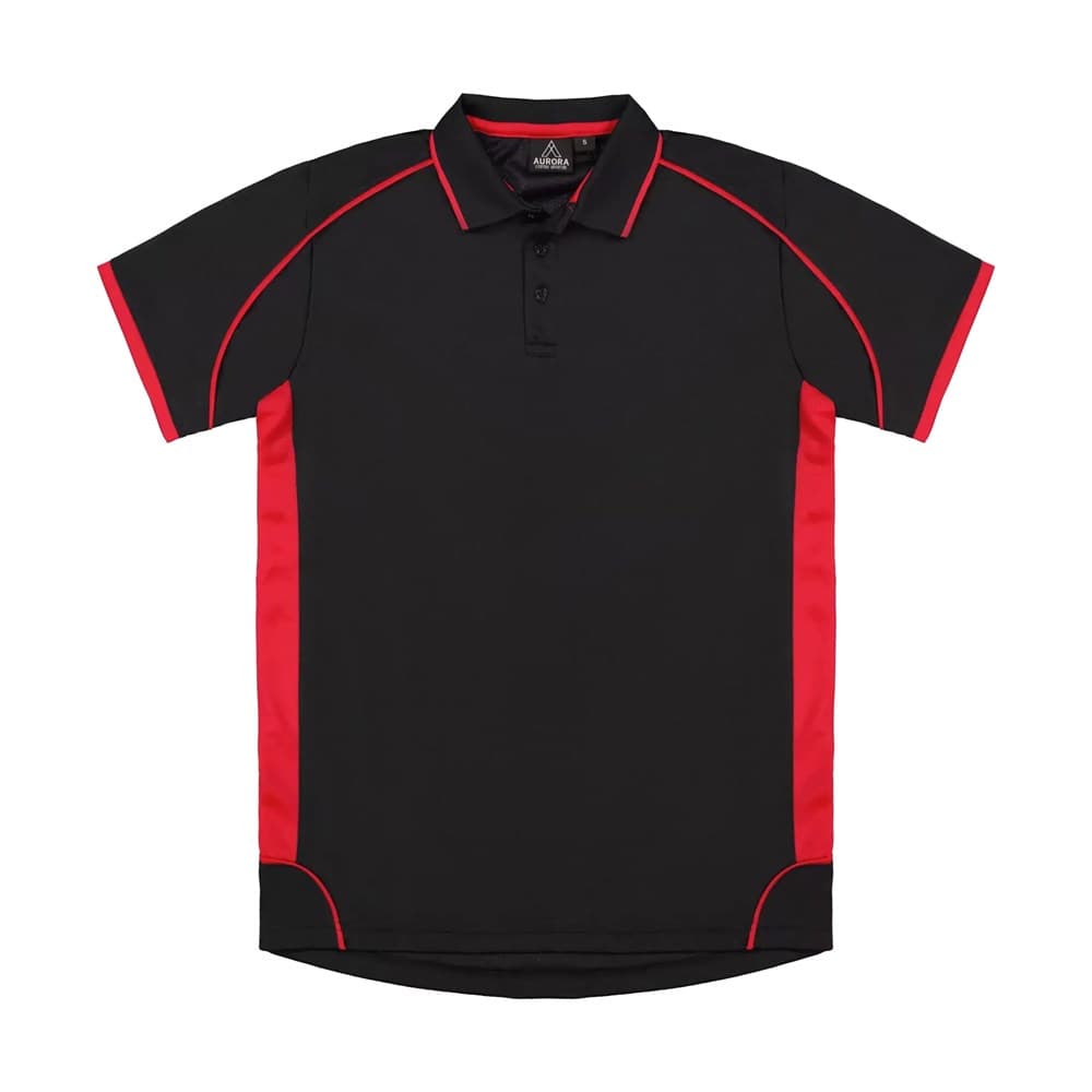 Matchpace Polo - Kids Black/Red