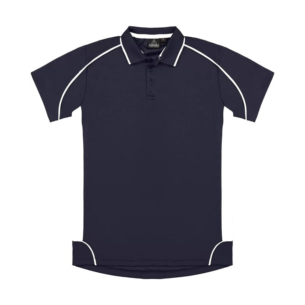 Matchpace Polo - Kids Navy/White