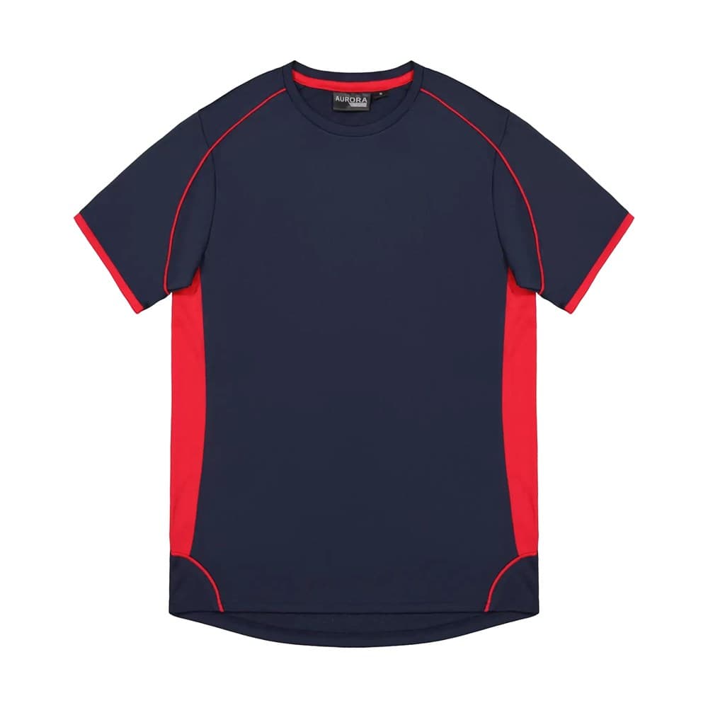 Matchpace T-Shirt - Kids Navy/Red