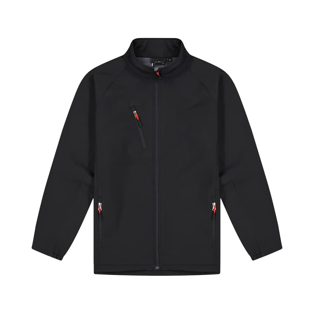 Mens PRO2 - Contrast Zip pulls Black/Red