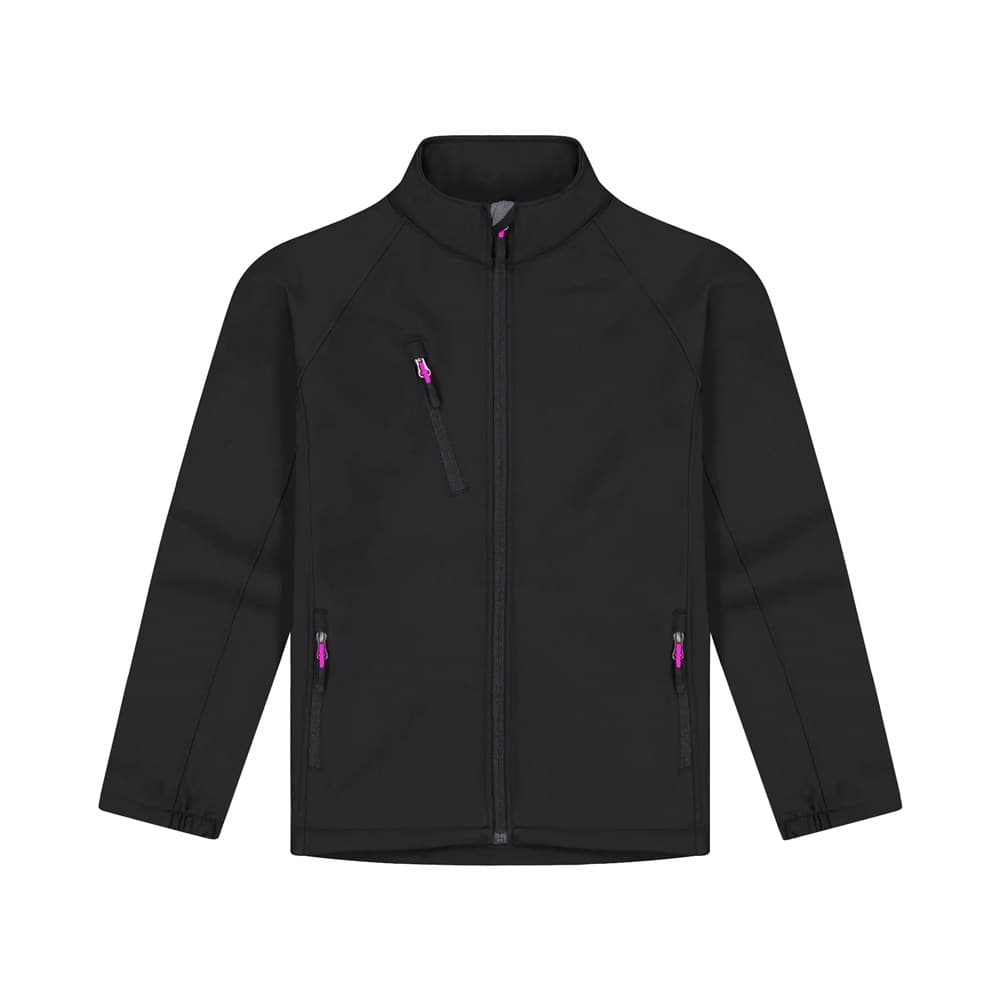Wmns PRO2 - Contrast Zip pulls Black/Fuchsia