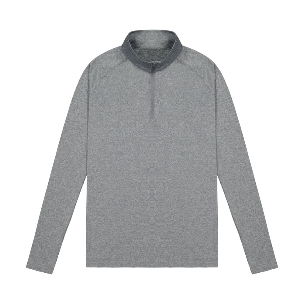Womens Stadium Quarter Zip Grey Marle
