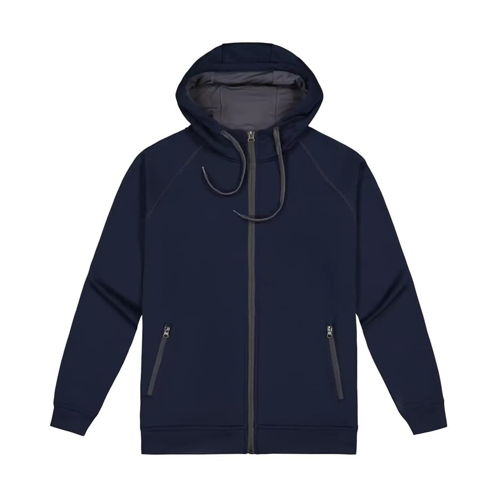 XT Performance Zip Hoodie - Kids Navy/Grey